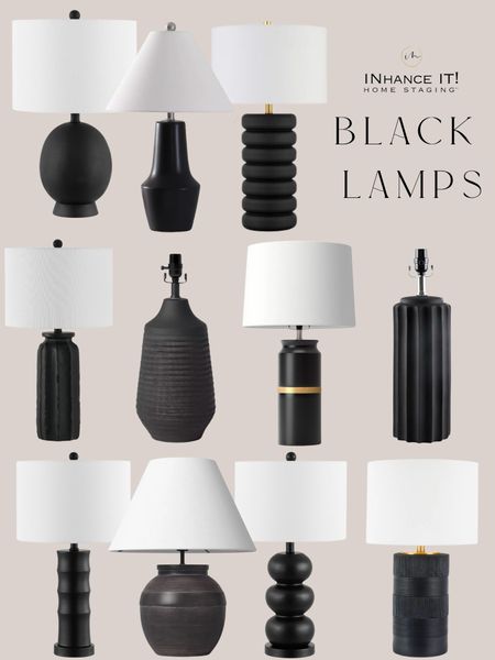 Black lamp finds 🖤
#home #decor #homeinspo #lamps #livingroom #bedroom #tablelamp