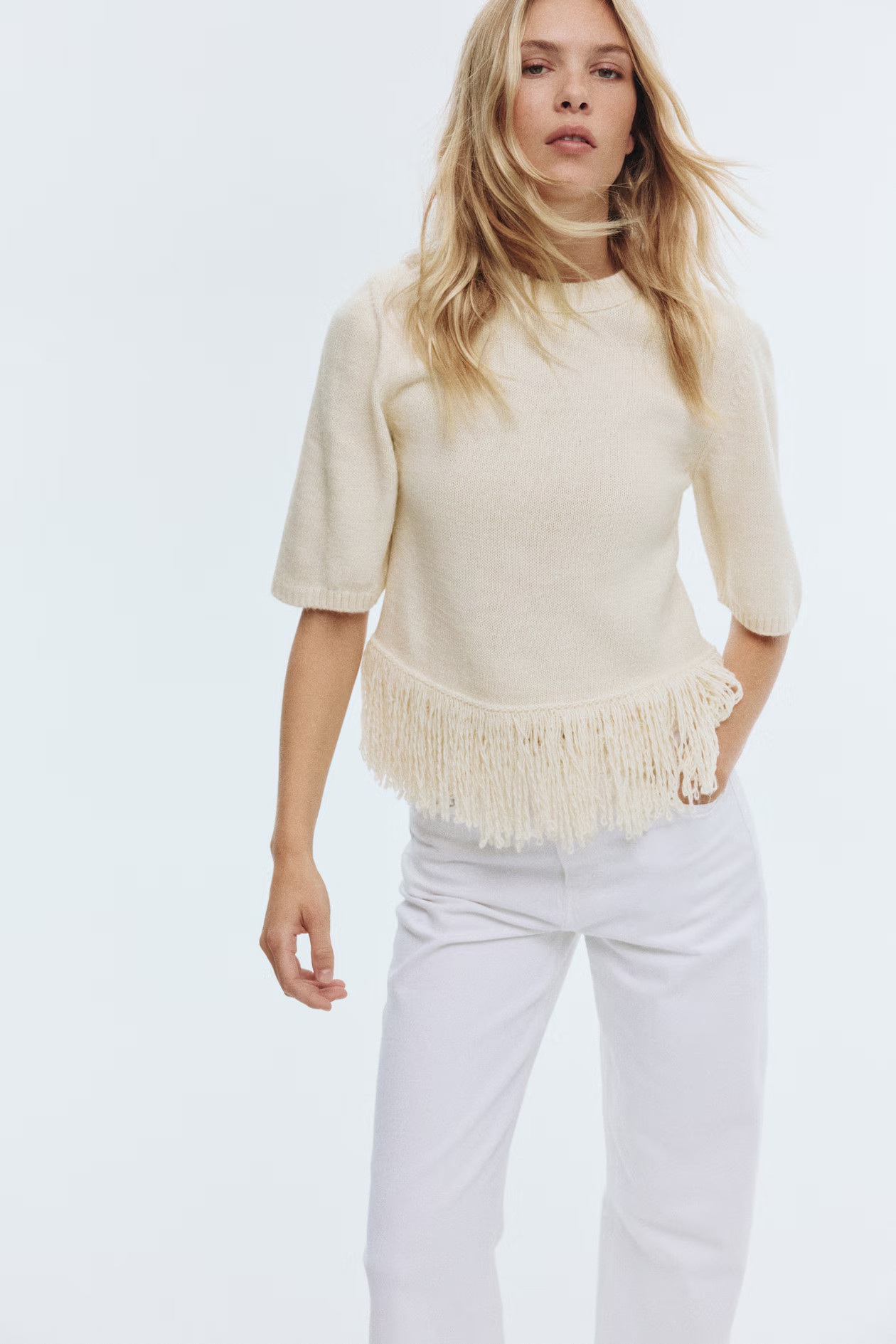 Sweater with Fringe | H&M (US + CA)