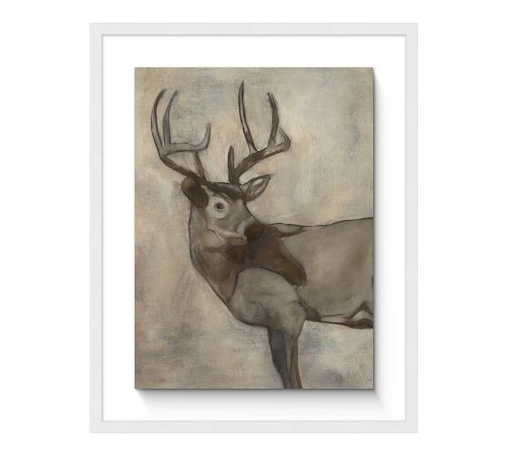 King of the Woodlands Framed Canvas Print | Pottery Barn (US)
