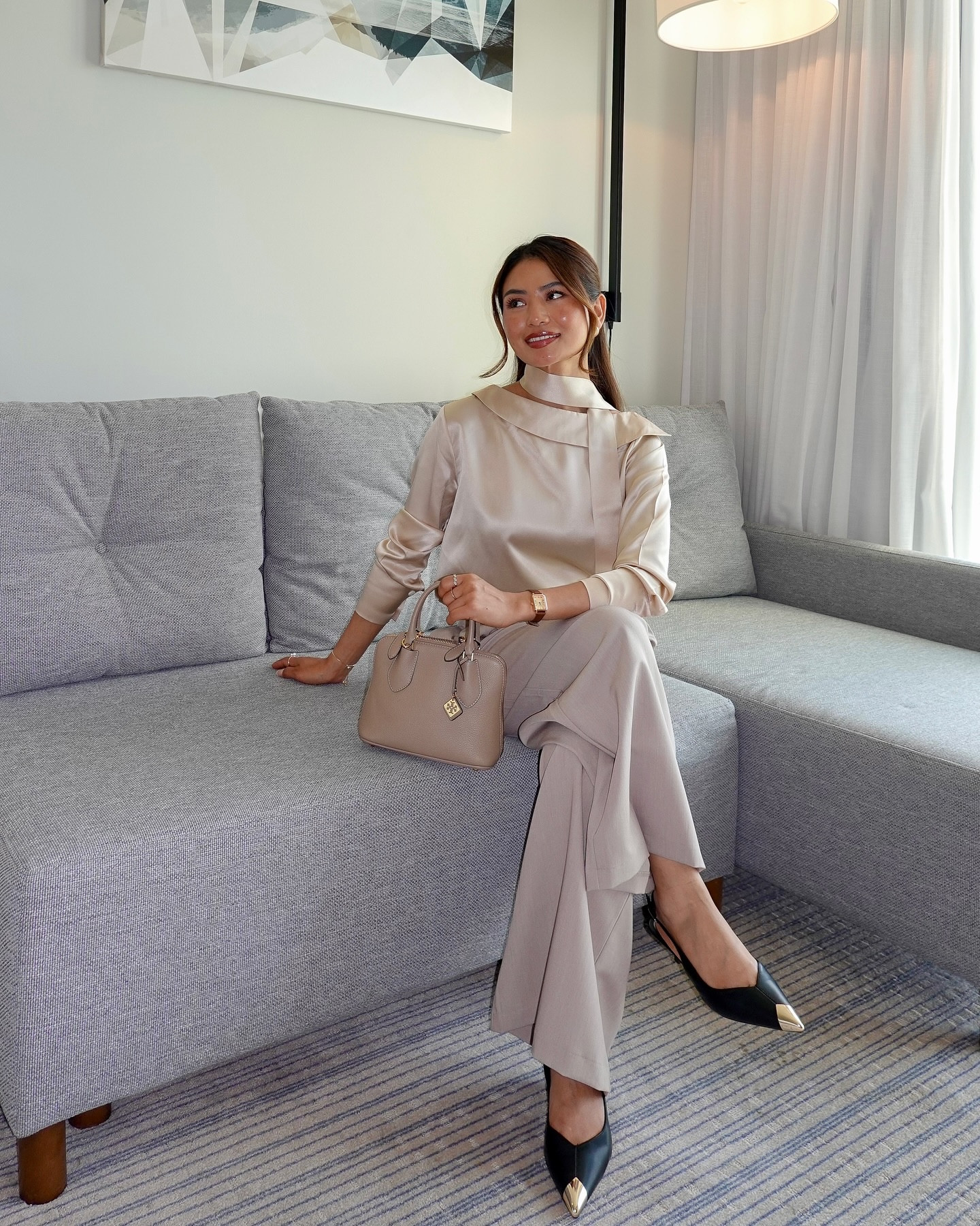 Slip into  silk and let the tie neck blouse do the talking @daisysilk.official 

Use my code: gi__lisa15 to get 15% off ✨

#LTKpetite #LTKeurope #LTKuk