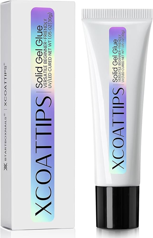 Btartboxnails Solid 30g Nail Gel for Nail Tips, Upgrade 3 in 1 Cure Needed, Super Strong Adhesion... | Amazon (US)