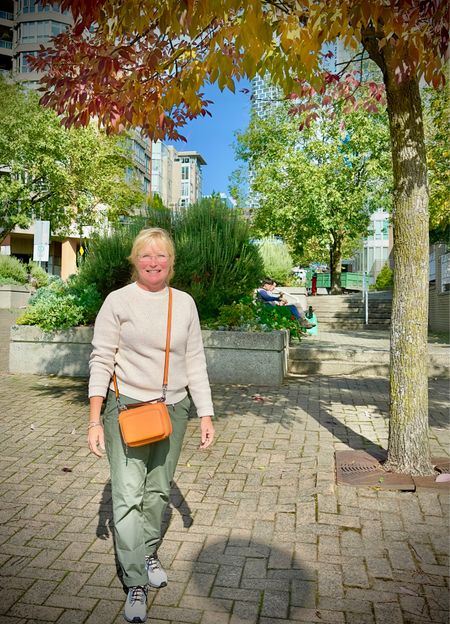 Wherever your fall adventures take you this outfit will keep you comfy and warm! I love the hands free option of a crossbody bag! 

#LTKSeasonal #LTKtravel #LTKover40