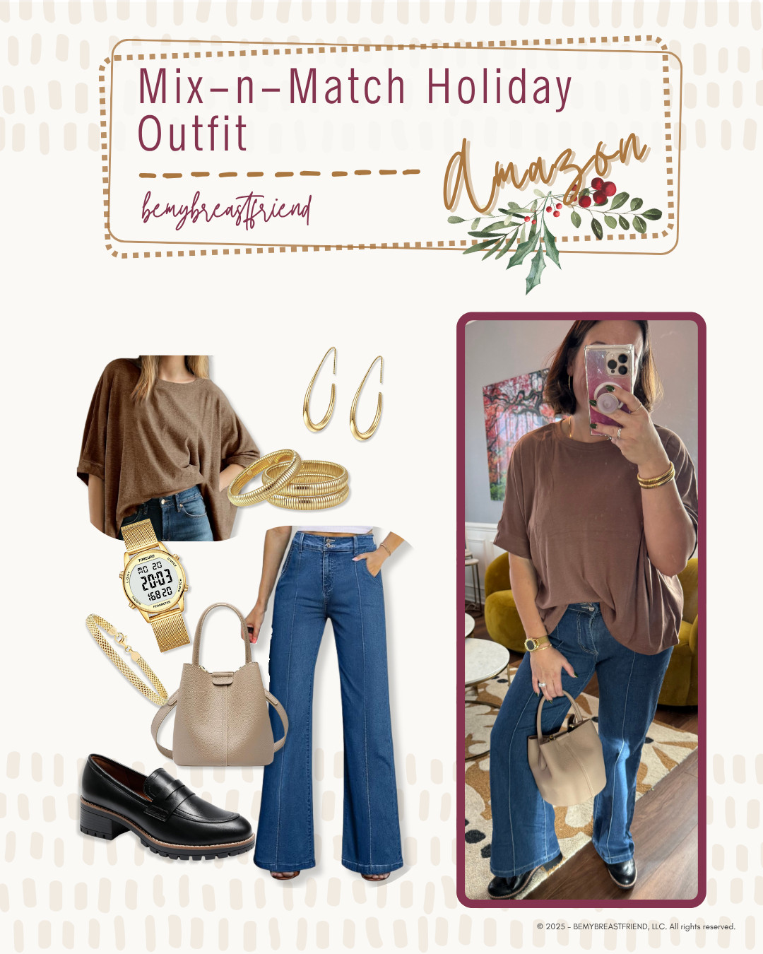 Amazon | Mix-n-Match Holiday Outfit 

 #LTKHoliday #LTKgrwm #LTKmomlife