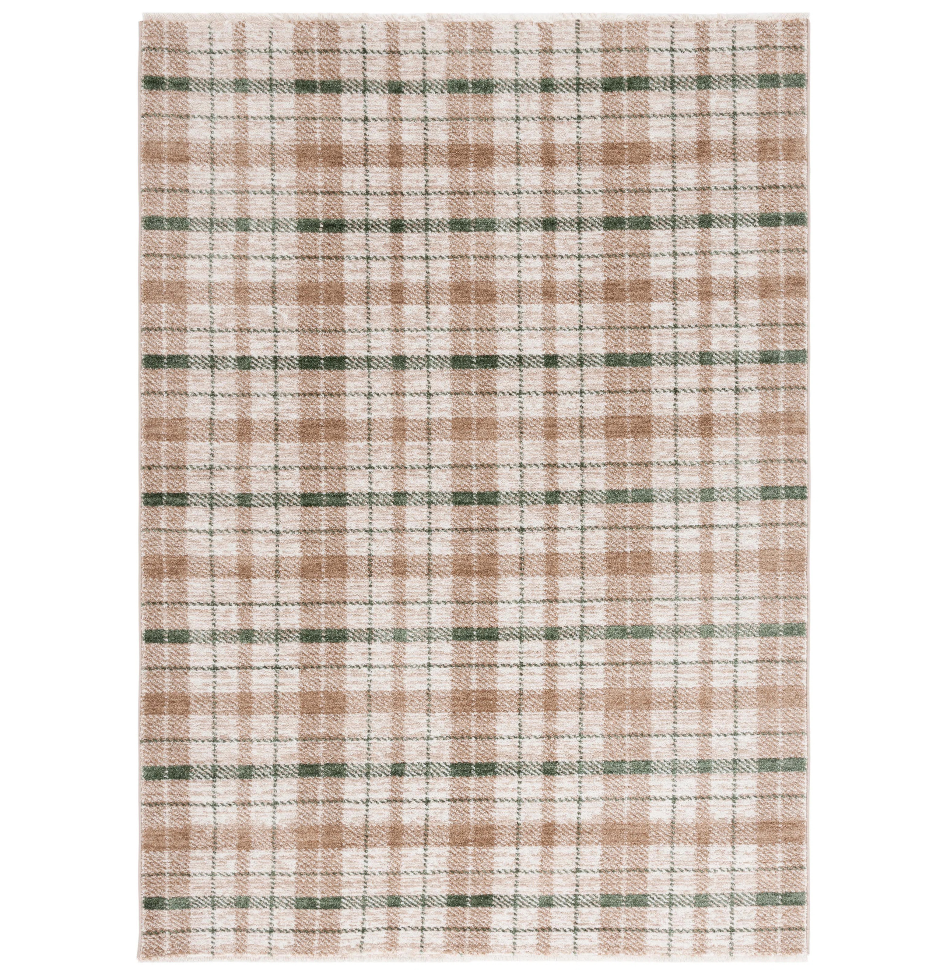 Gisette Oxford Plaids 300 Performance Plaid Rug | Wayfair North America