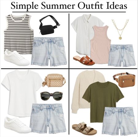 Simple Summer Outfit Ideas! #oldnavy #gap #target #summeroutfits #summerstyle #minimalistoutfits 

#LTKFindsUnder50 #LTKStyleTip #LTKSaleAlert