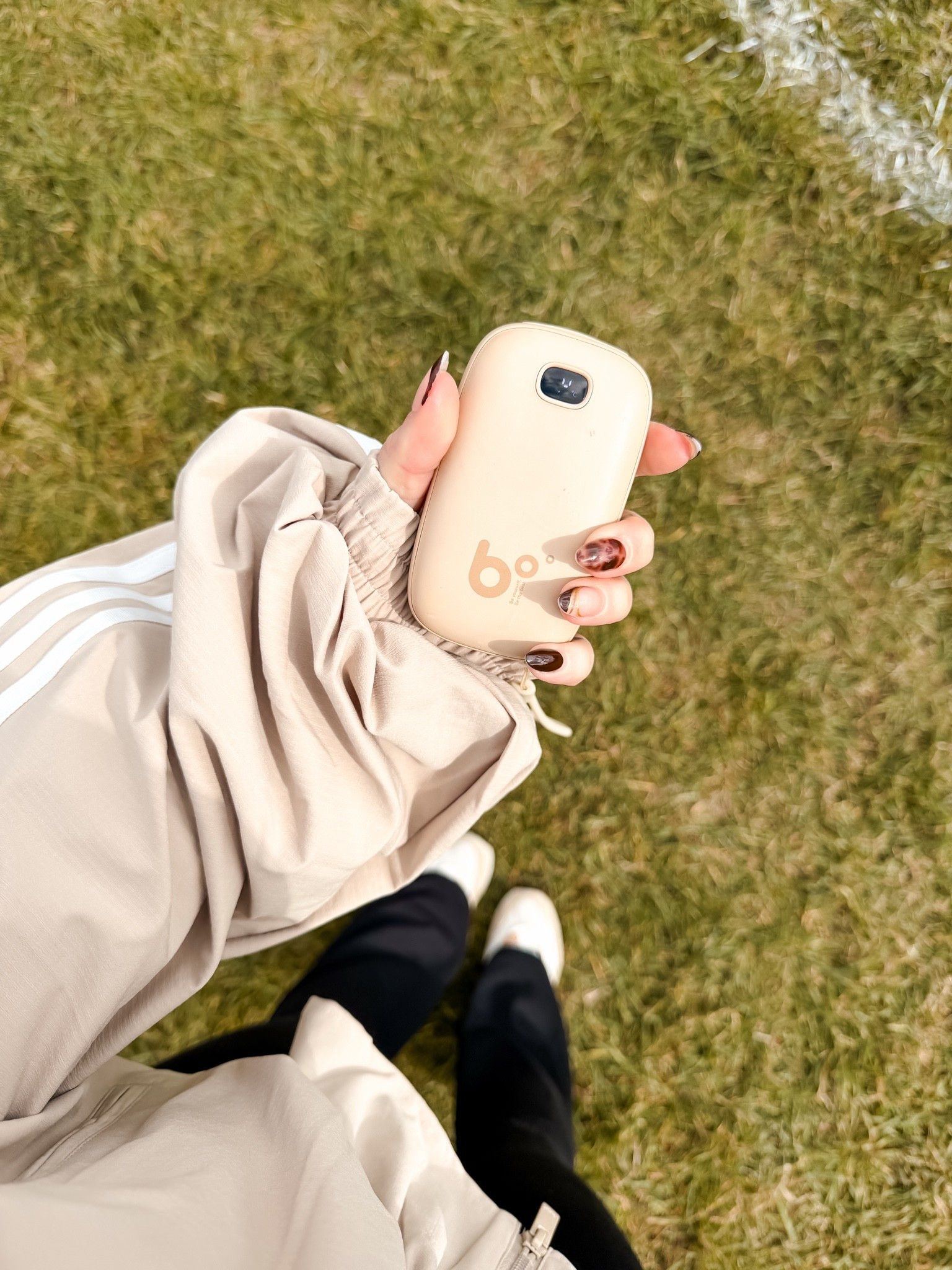 Hand warmer rechargeable hand warmer for cold fall soccer games and weekends in the sidelines for sports