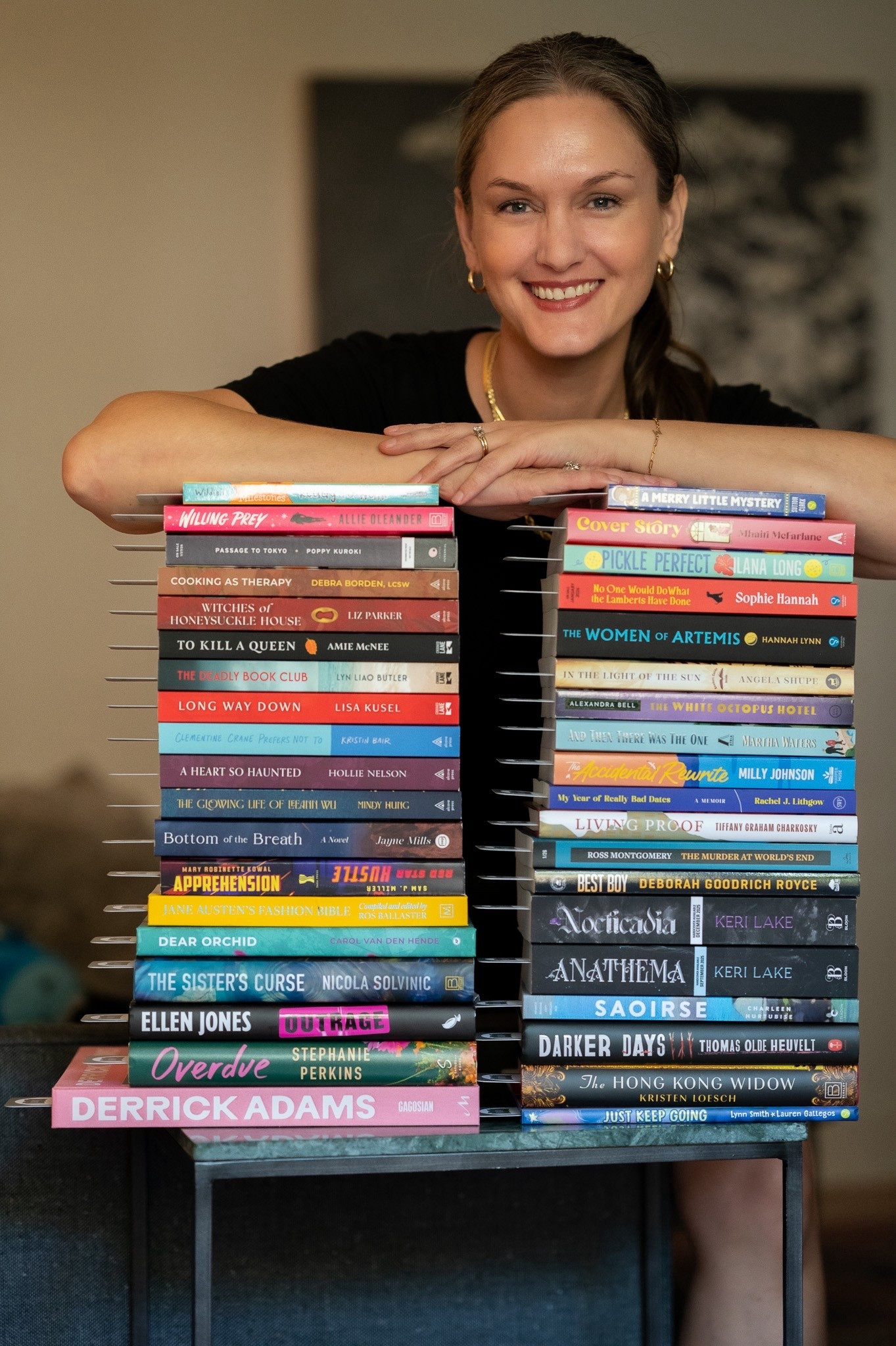 (Right Stack) In late October, when the days grow shorter and the light softens to gold, a simple black tee paired with jeans becomes the quintessential main character outfit—effortless, timeless, and quietly powerful. Styled with your everyday gold hoop earrings and your signature herringbone necklace layered with a graduated rope chain, the look radiates main character energy with ease. It’s fashion for self-expression at its purest, proof that confidence often comes from simplicity done well. As you flip through a new stack of book mail—filled with character-driven novels, books about strong characters, and stories for self-discovery—you’re reminded that both fashion and reading are ways to curate your own narrative. This is main character aesthetic books and clothing in perfect sync: books and outfits for main character vibes that encourage reflection, creativity, and living your main character life with intention and style.

#LTKHome #LTKStyleTip #LTKTravel