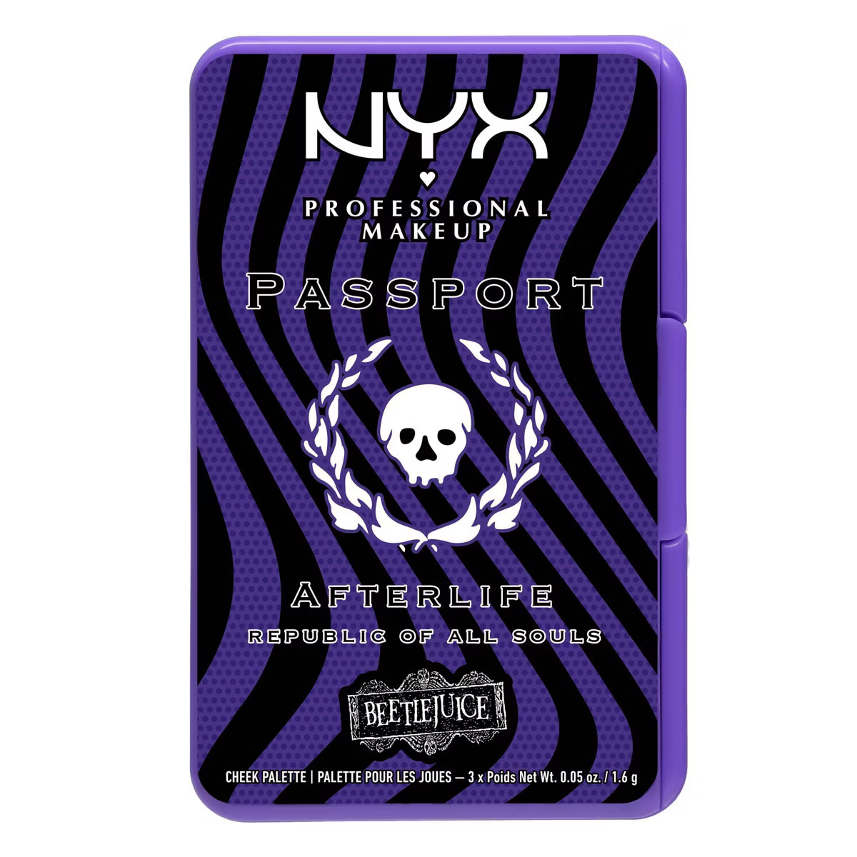 NYX Professional Makeup Beetlejuice After Life Passport Cheek Palette - 1.02oz | Target