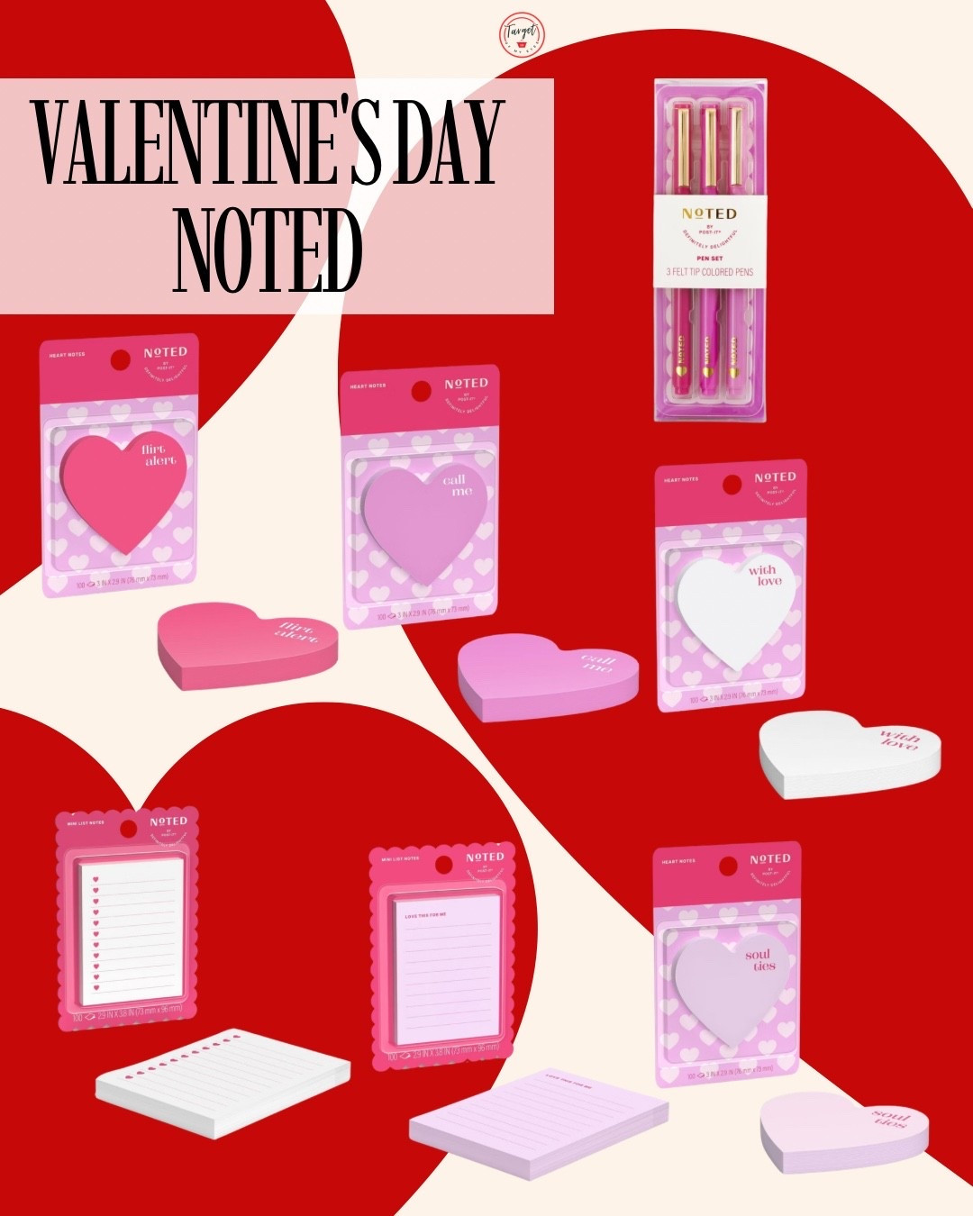 Target x Noted by Post It Valentine’s Day Stationery Gift Ideas #targetfinds #noted #valentinesday

#LTKHome #LTKSeasonal #LTKFindsUnder50