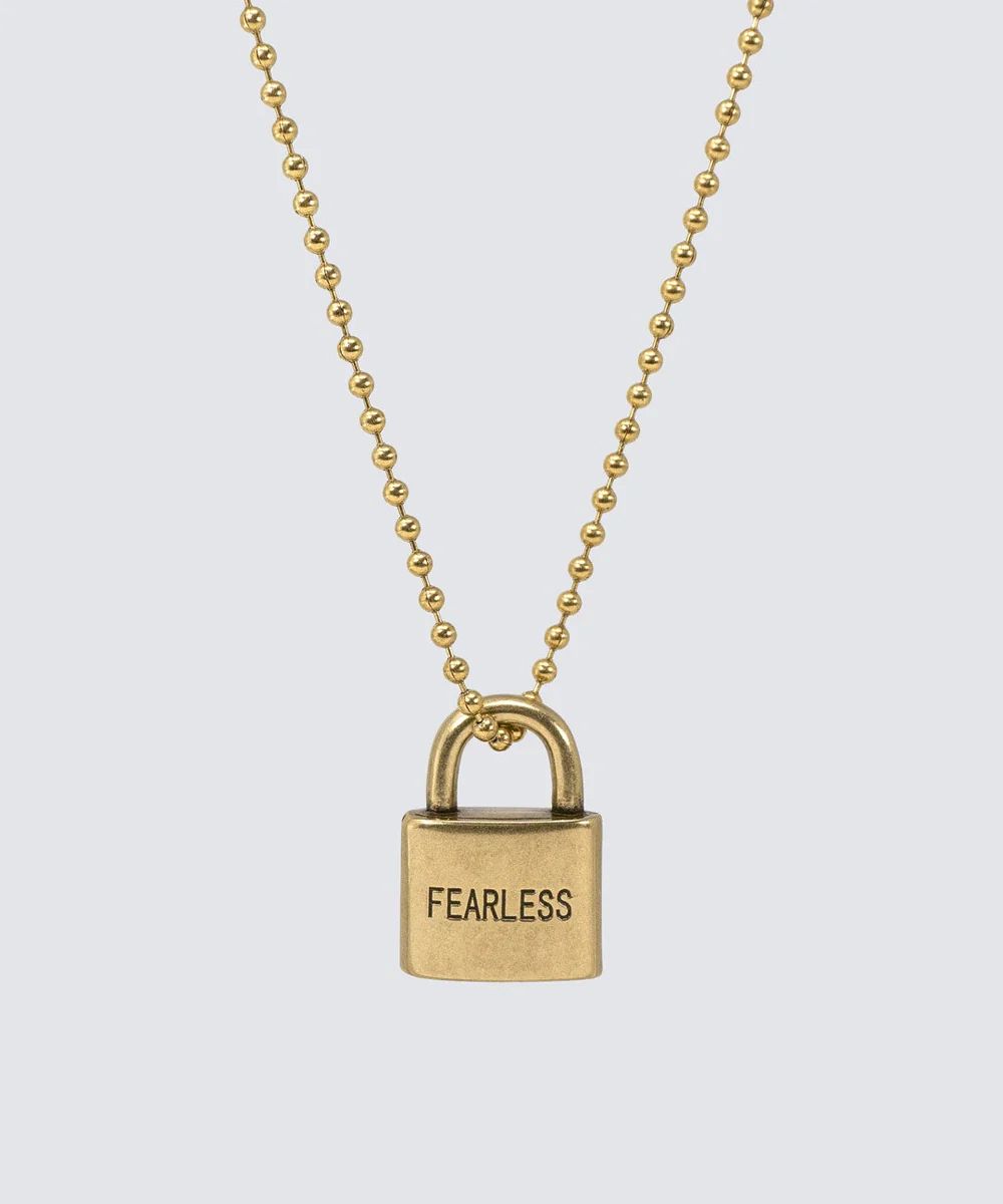 Padlock Ball Chain Necklace | The Giving keys