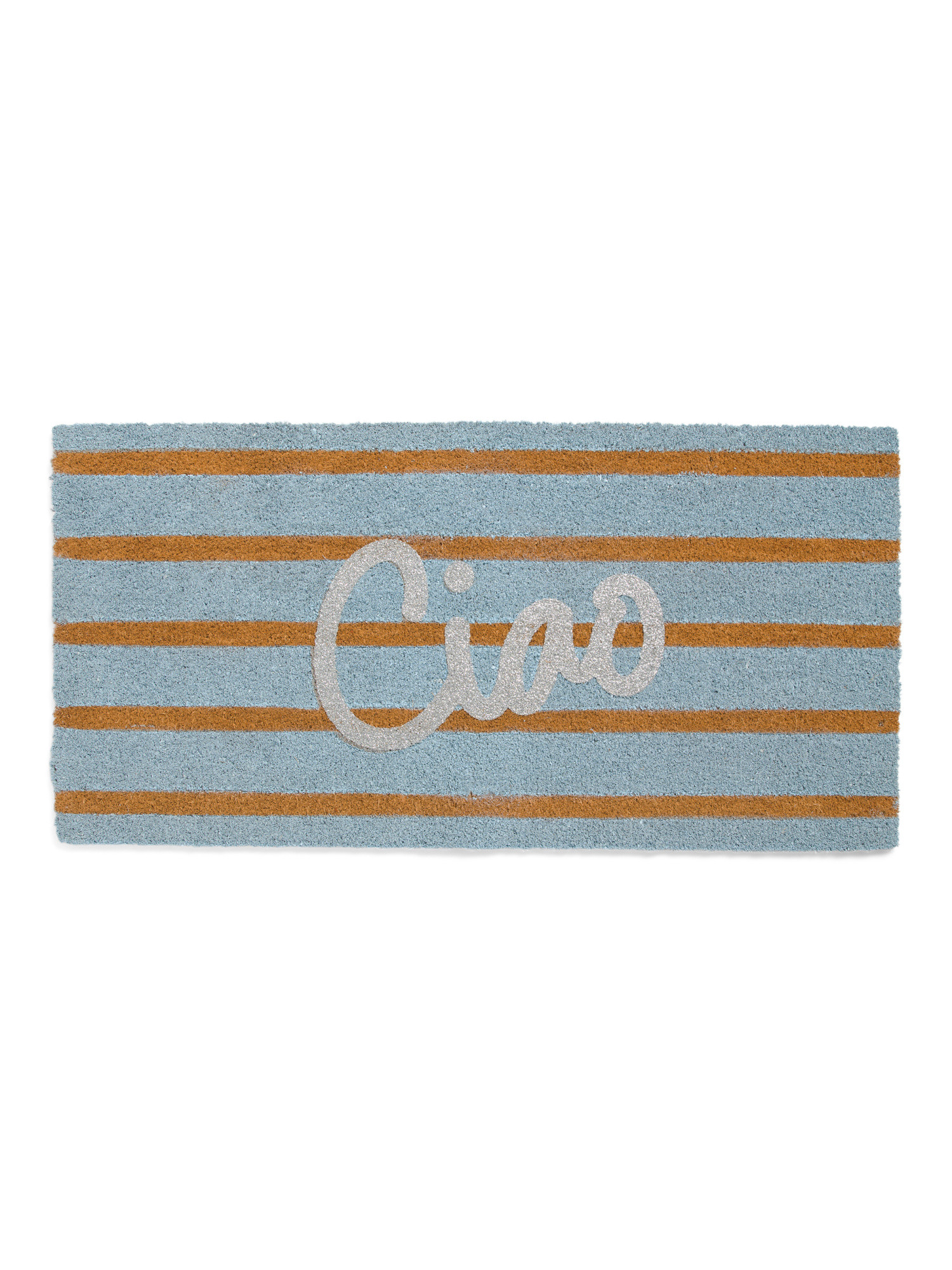 20x40 Booker Ciao Glitter Printed Coir Doormat | Rugs | Marshalls | Marshalls