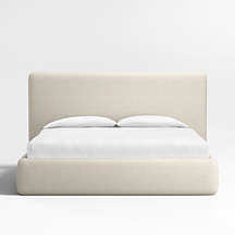 Anneli Upholstered King Bed + Reviews | Crate & Barrel | Crate & Barrel