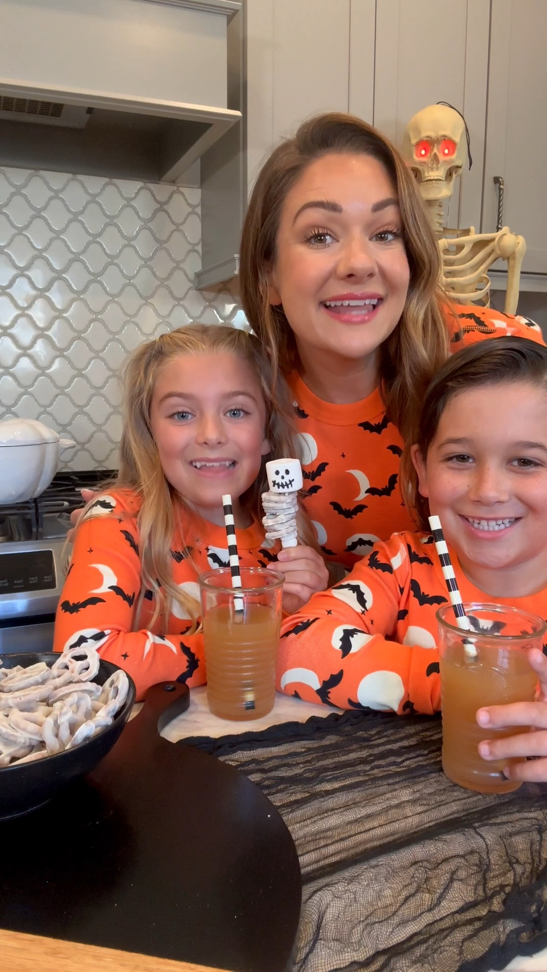 Making pretzel skeletons in our matching family Halloween Pajamas today! The full recipe is on my Instagram. 🦇🎃

#LTKfamily #LTKSeasonal #LTKBacktoSchool