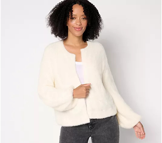 Me by Jennie Garth Cove Open Front Cardigan - QVC.com | QVC