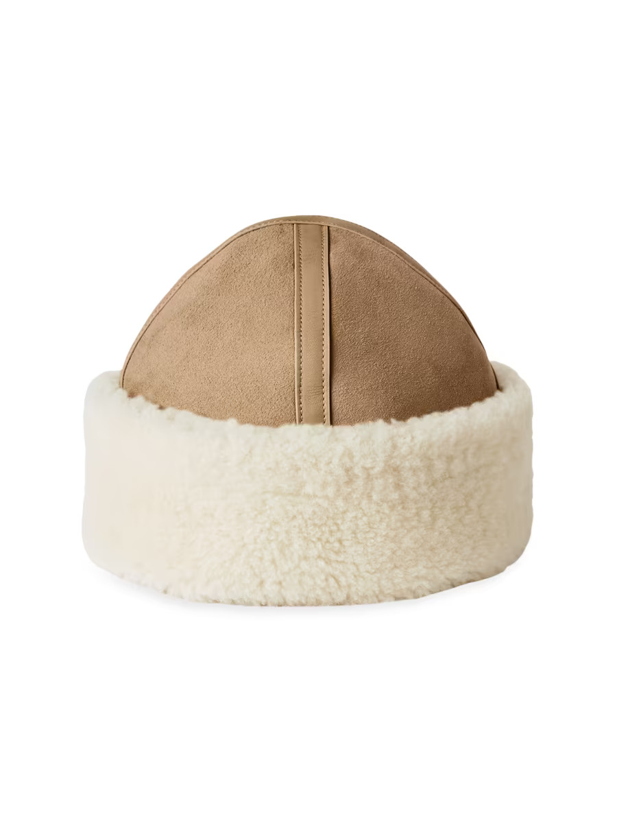 Toteme Shearling Winter Hat | Saks Fifth Avenue | Saks Fifth Avenue