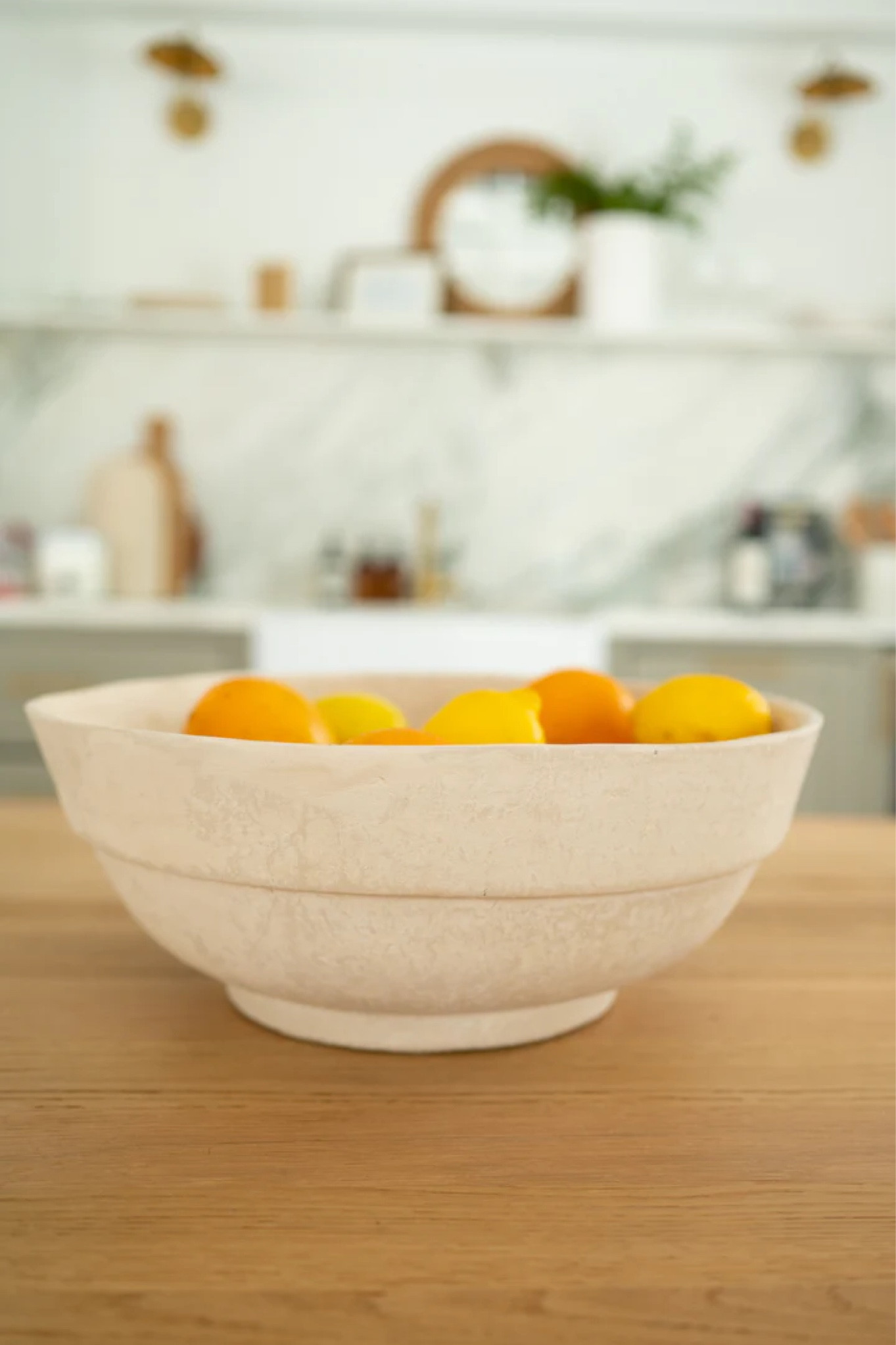 Cream paper mache xl bowl, I love it for my fruits and lemons and it's on major sale 50% off for Labor Day 

#LTKSaleAlert #LTKStyleTip #LTKHome