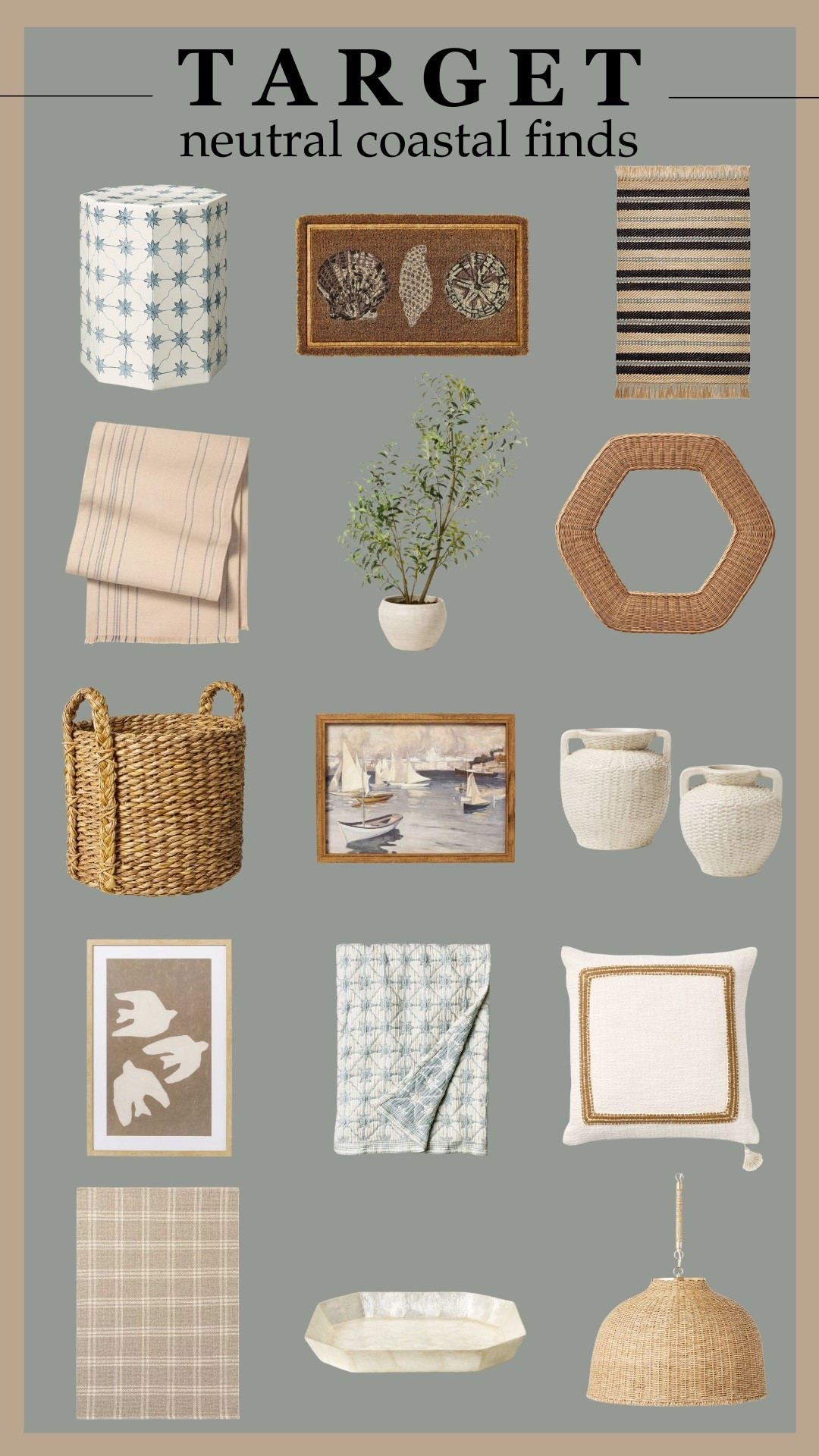 Target home decor | neutral coastal decor | beach house decor | soft neutrals | studio McGee | hearth & hand | new studio McGee | new hearth and hand | under $50 | target style 

#LTKFindsUnder100 #LTKFindsUnder50 #LTKHome