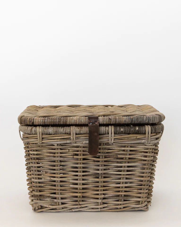 Rattan Trunk Basket | McGee & Co.