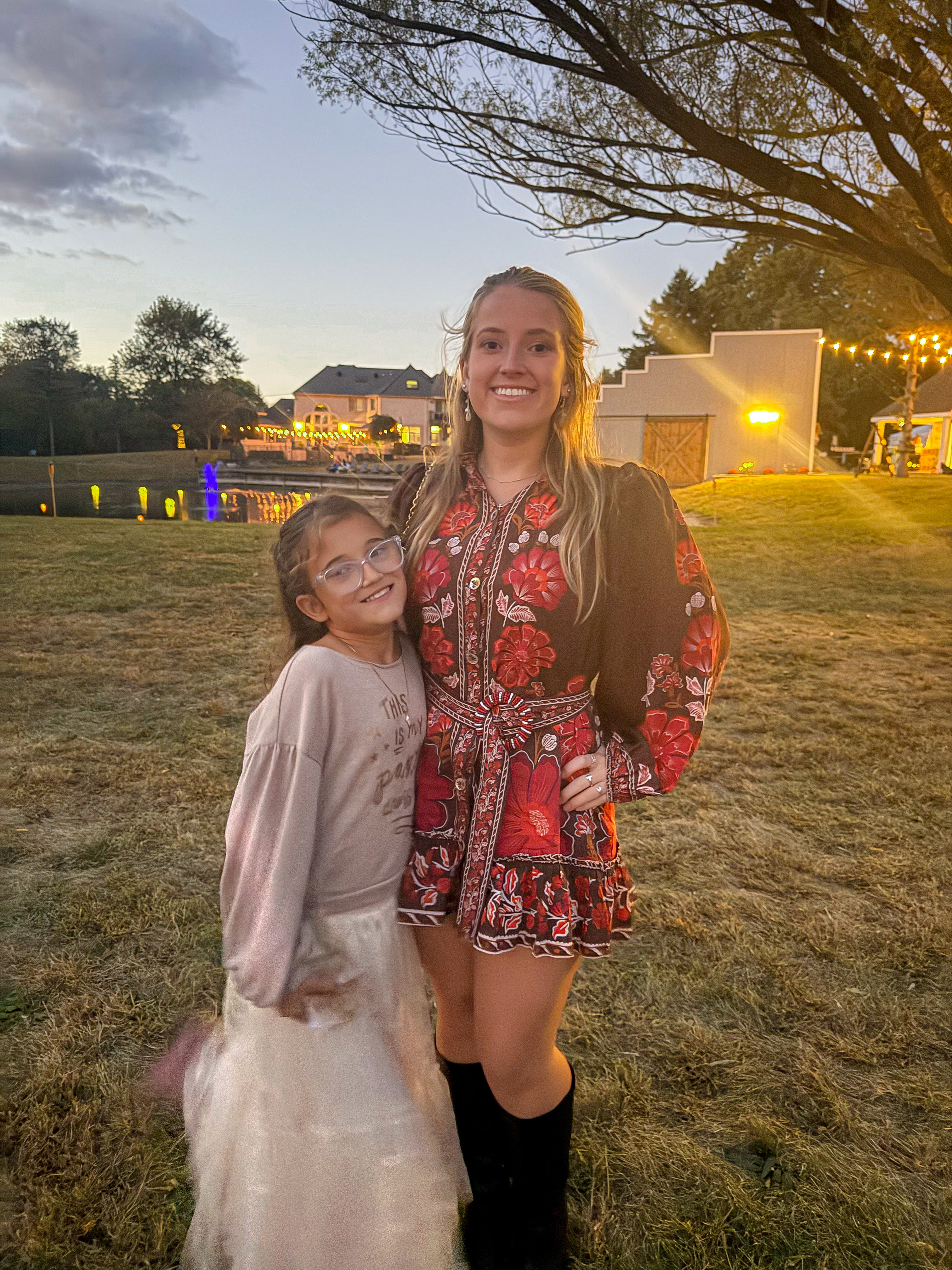 Feeling the fall vibes in this dreamy Farm Rio dress 🌺✨ Tap to shop my look! 

 #LTKSeasonal #LTKWorkwear #LTKWedding