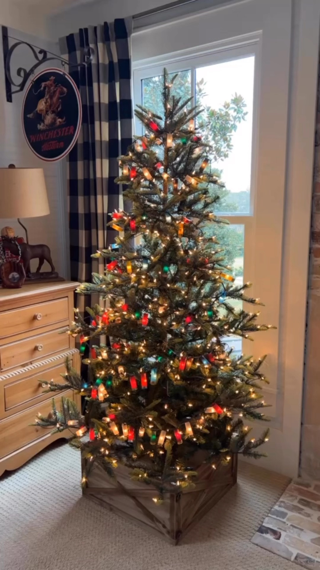 A country boy Christmas! I love this Christmas tree so much and the novelty shotgun shell lights add so much character! 
#christmasdecor #amazonhome #boystree

#LTKHoliday #LTKVideo #LTKHome