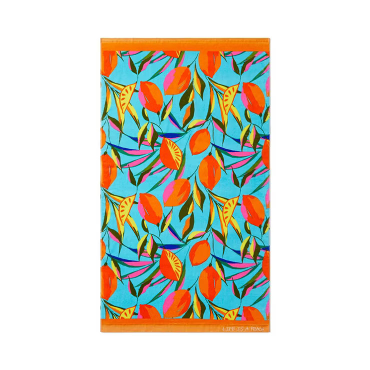 'Life is a Peach' Beach Towel - Tabitha Brown for Target | Target