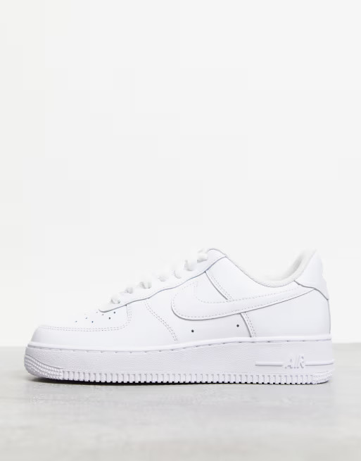 Nike Air Force 1 '07 sneakers in triple white | ASOS (Global)