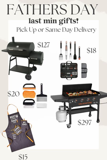 Father’s Day last minute gifts from Walmart gifts for him bbq and grilling 

Gifts for the cook 
Blackstone on sale 
Smoker on sale 
Blackstone accessories 

#LTKxWalmart #LTKStyleTip #LTKFindsUnder50