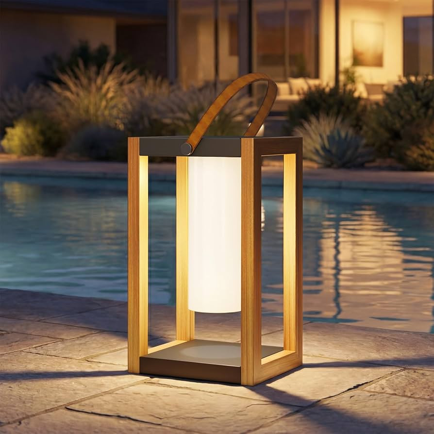 Solar Yard Outdoor Solar Lanterns, Solar Lamp Decorative Outdoor Water-Resistant Steel Table Deco... | Amazon (US)