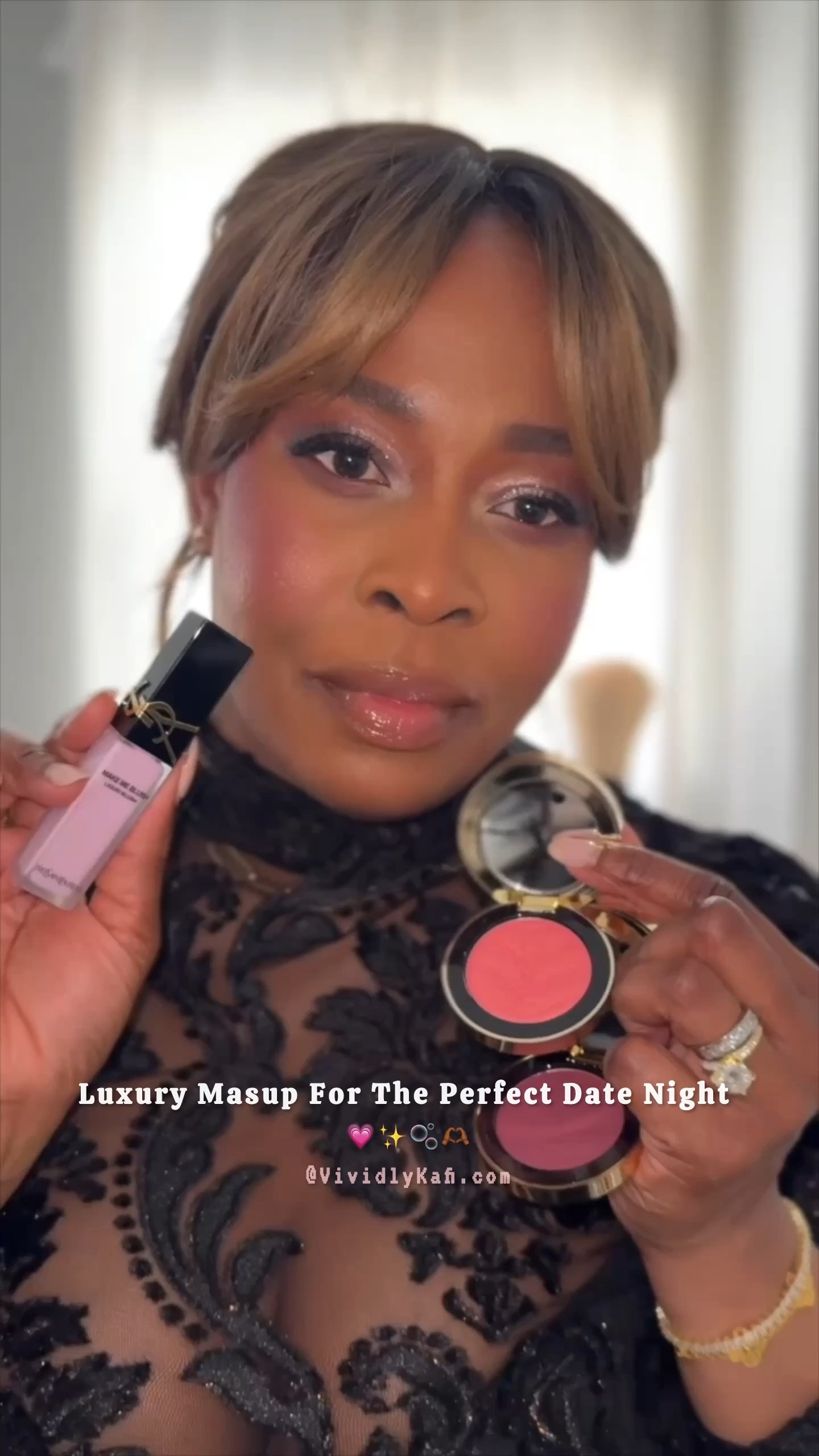 Luxury makeup for the perfect date night. This makeup will last all day and night.

 YSL now has the ideal blush shade for every skin tone. If you enjoy quality / good makeup you will enjoy Yves Saint Laurent Makeup line. 

Do your makeup yourself by following this easy makeup tutorial. 

Perfect makeup for a
- wedding
- wedding guest
- black tie event
- bridesmaid
- maid of honor
- formal event 

 #LTKStyleTip #LTKBeauty #LTKWedding