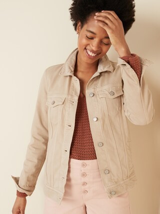 Tan Jean Jacket for Women | Old Navy (US)