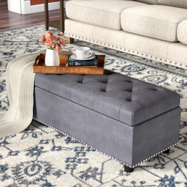 Arehart Tufted Storage Ottoman | Wayfair North America
