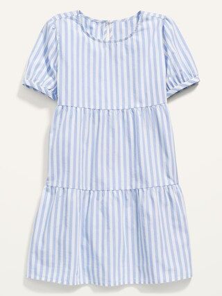 Short-Sleeve Tiered Dress for Girls | Old Navy (US)