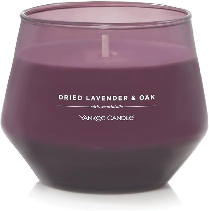 Yankee Candle Studio Medium Candle, Dried Lavender & Oak​, 10 oz | Amazon (US)