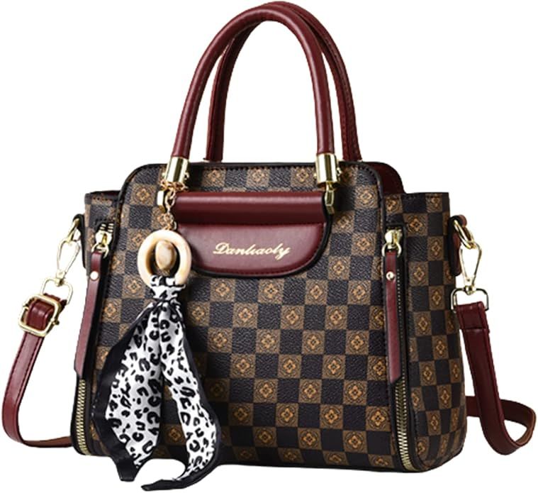 PHEVOS Women Handbags and Purse Tote Bags Ladies Satchel Shoulder Bag Retro Top Handle Hobo Purse | Amazon (US)