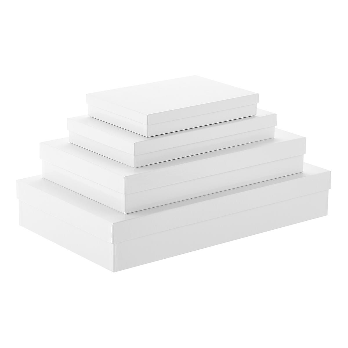 Small Premium Box Glossy White | The Container Store
