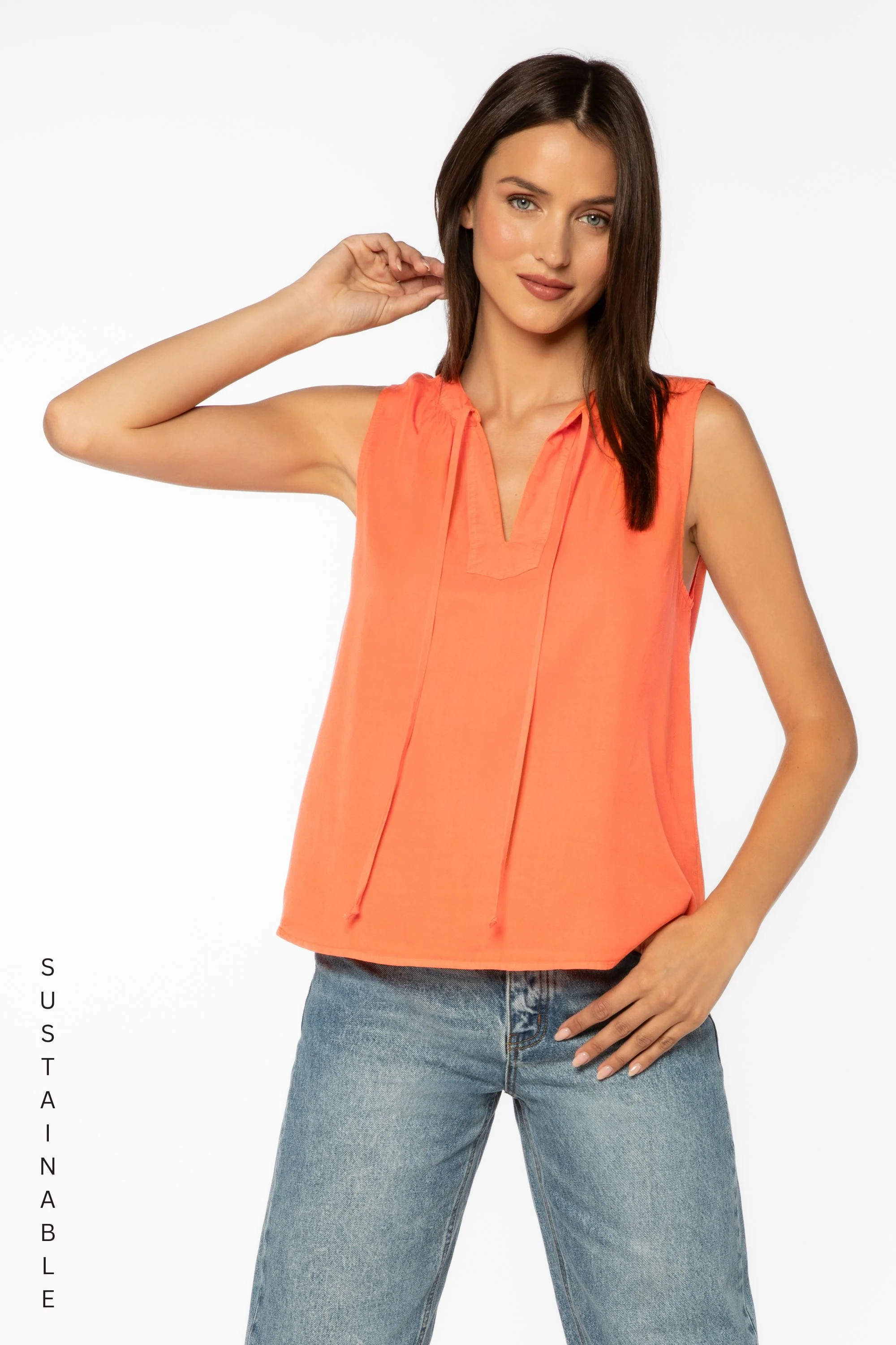 Mireille Grapefruit Top | Velvet Heart Clothing