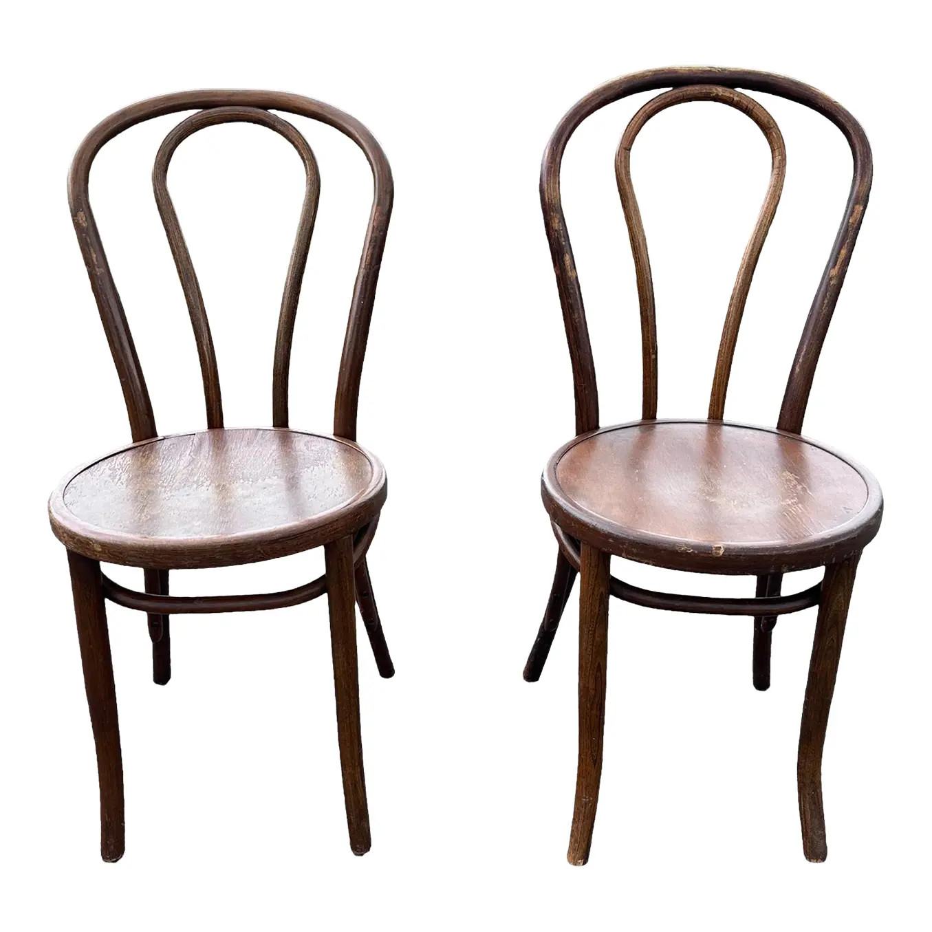1940s Pair of Thonet Bentwood Chairs | Chairish