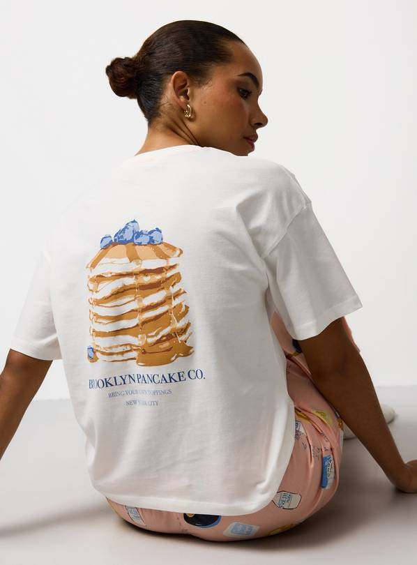 The Mini Me Pancake Print Pyjama Set M | Tu Clothing