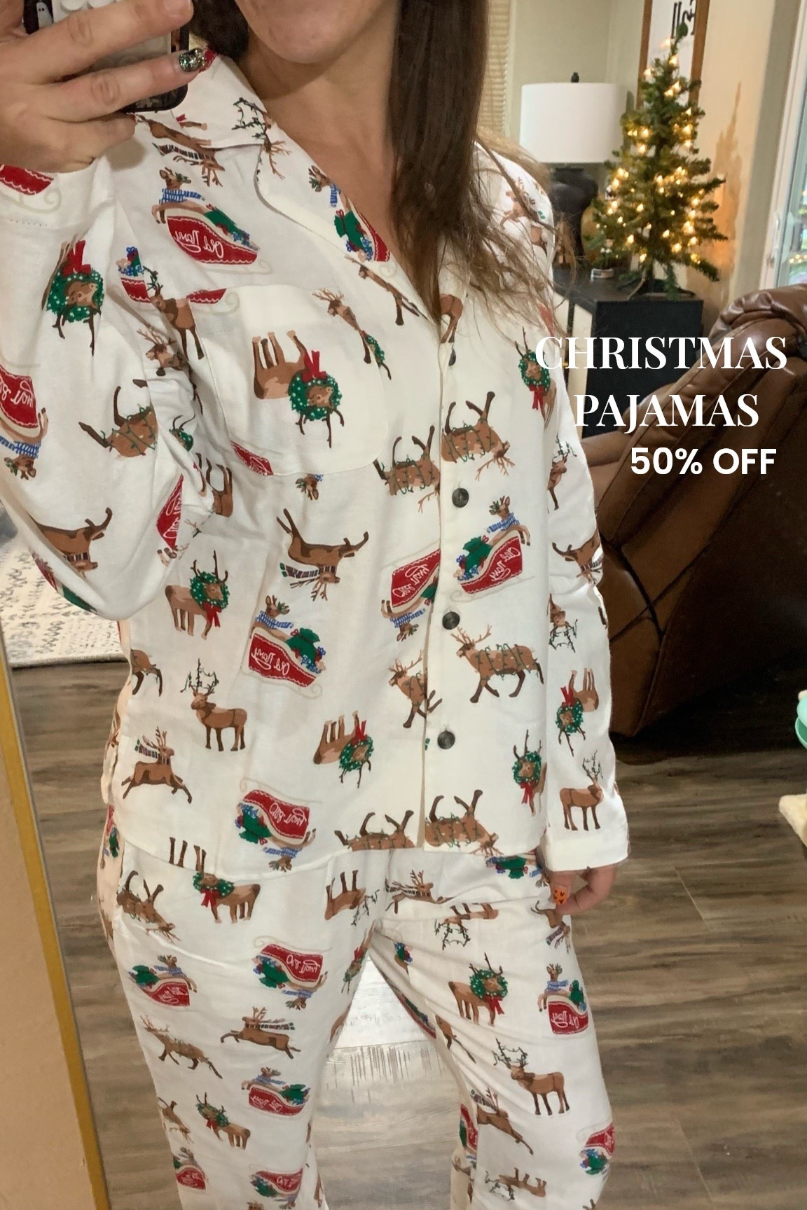 50% off all Christmas pajamas right now at Old Navy!! I wish they would bring these back but they have some super cute Christmas prints this year for Christmas pajamas. #christmas #pajamas #christmaspajamas

#LTKSaleAlert #LTKHoliday #LTKCyberWeek