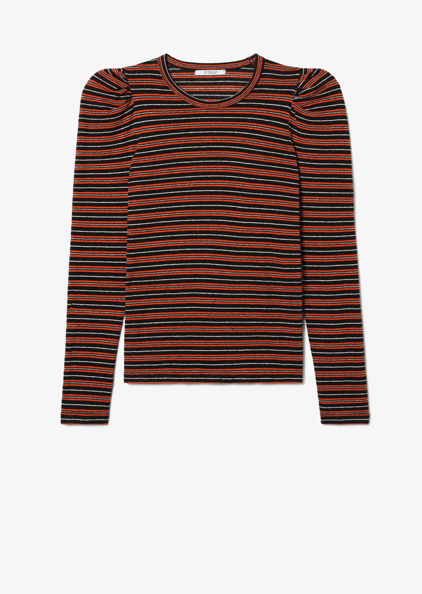 Amara Long Sleeve Puff Shoulder Tee | Derek Lam (Global)