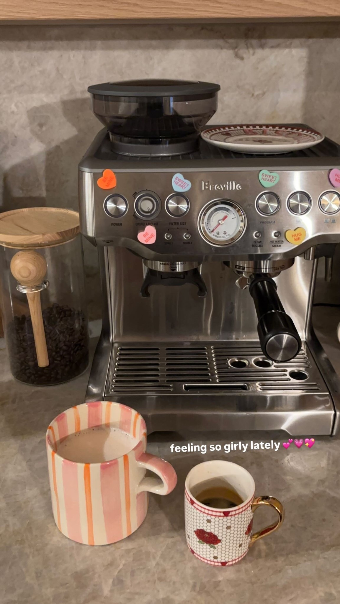Feeling so girly with my Valentine’s coffee setup! 

#LTKmorningroutine #LTKdayinmylife #LTKHome
