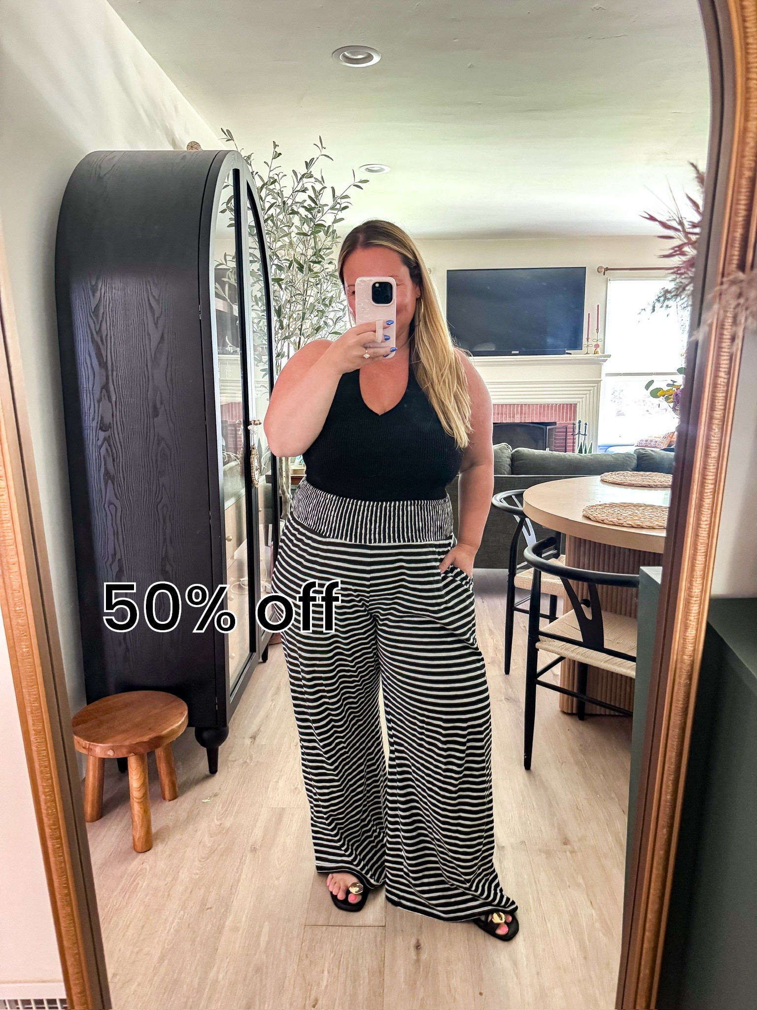 These pants are a new favorite🙌🏼

Wearing a medium (size down!)

50% off now🥰




Sale alert, good deals, savings, stretchy pants, elastic waistband, halter top, amazon, sandals, seasonal, ootd, loungewear, casual, shelli enright, stylenright

#LTKSaleAlert #LTKootd