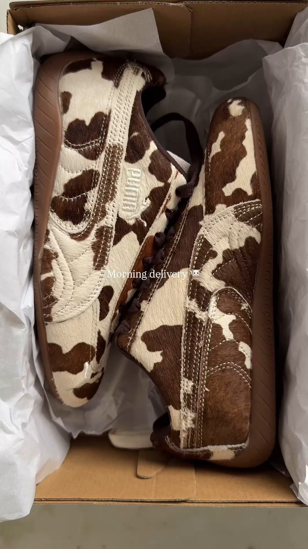 Morning delivery. 🐮 #pumaspeedcat #arket #puma #cowprint

#LTKShoeCrush #LTKSeasonal #LTKStyleTip