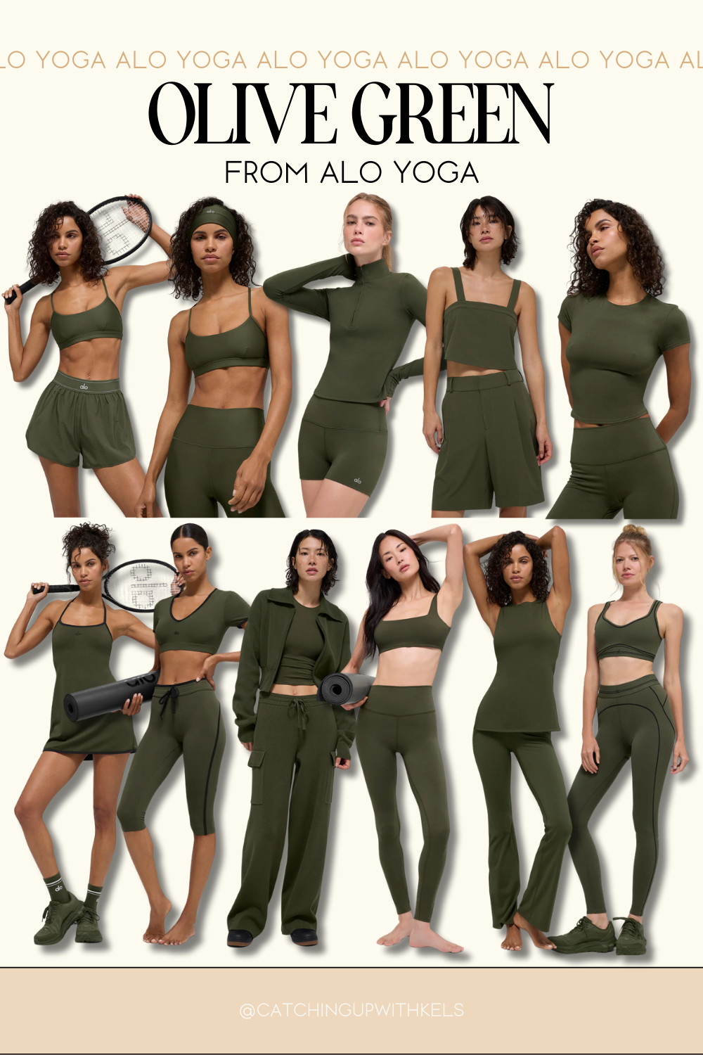Obsessed with this new olive green from Alo Yoga! The perfect neutral for fall workouts + street style. #AloYoga #FallActivewear 

 #LTKFallSale #LTKSeasonal