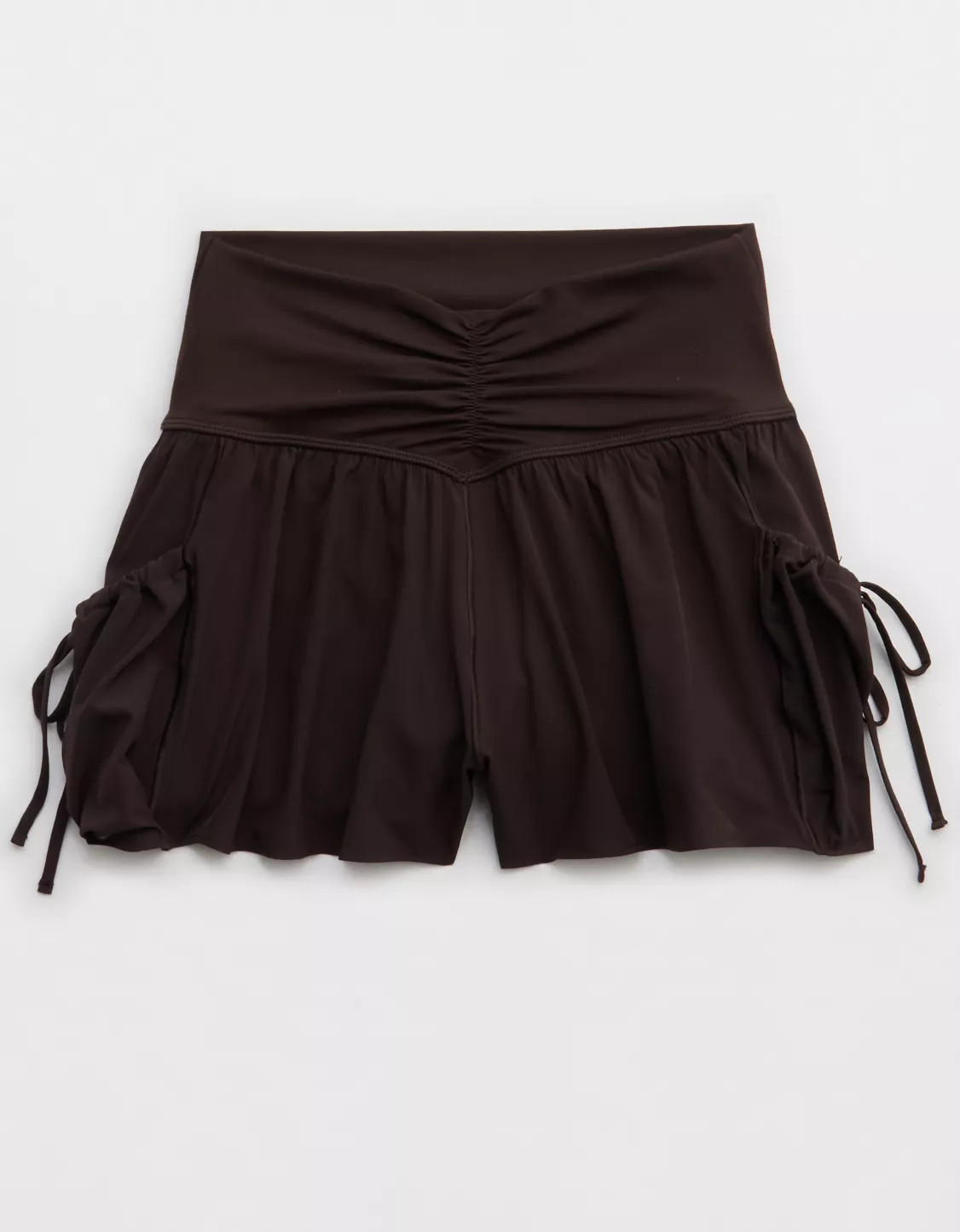 OFFLINE By Aerie Real Me Ruched Pocket Flowy Short | Aerie