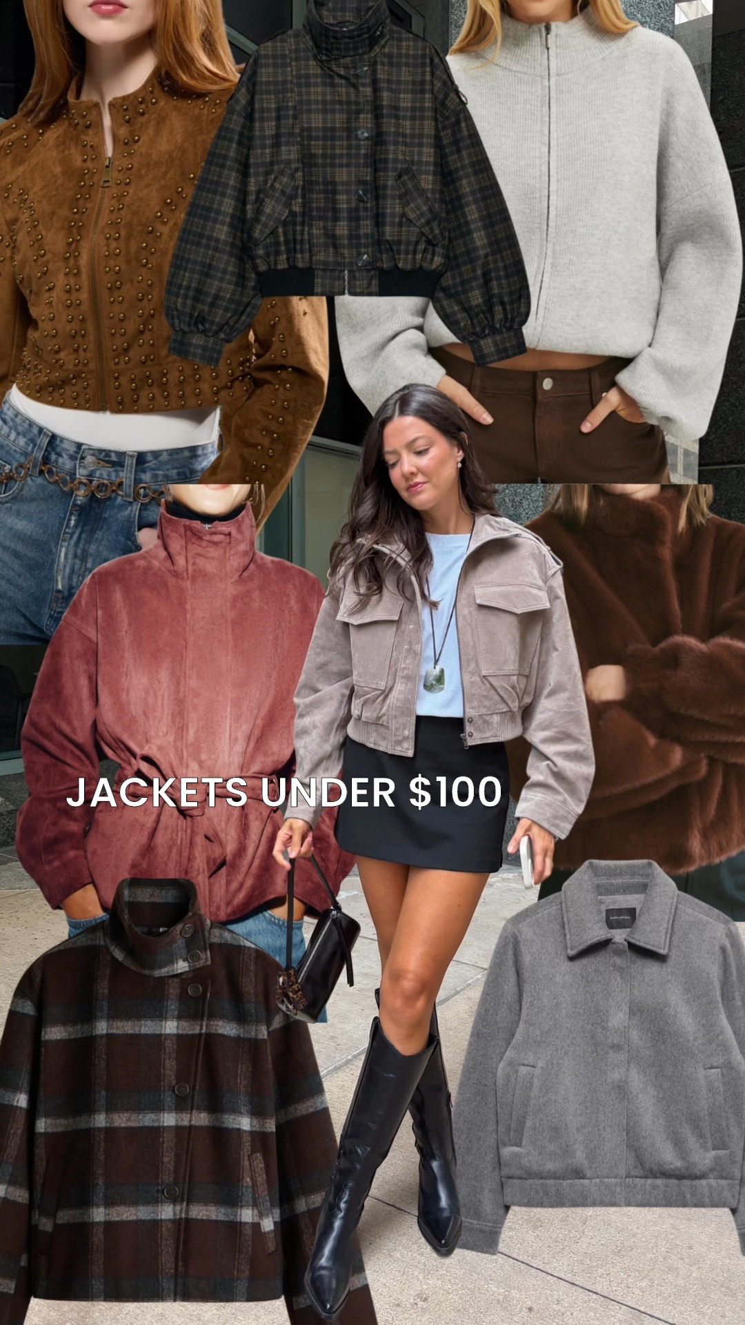 My leather jacket is a bit pricier because it is genuine leather, but found a ton of fab options less than $100! I am 5’7 wearing size small in everything I’m wearing!

#LTKootd #LTKSeasonal