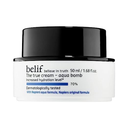 belif True Cream Aqua Bomb | Rich yet Weightless Face Moisturizer for Combination to Oily Skin | ... | Amazon (US)