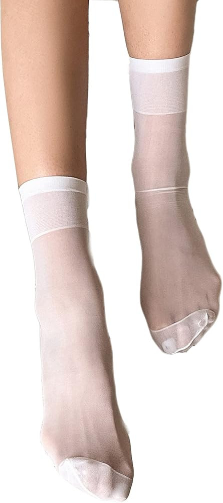 Milumia Women's Mesh Sheer Socks Ankle High Socks | Amazon (US)