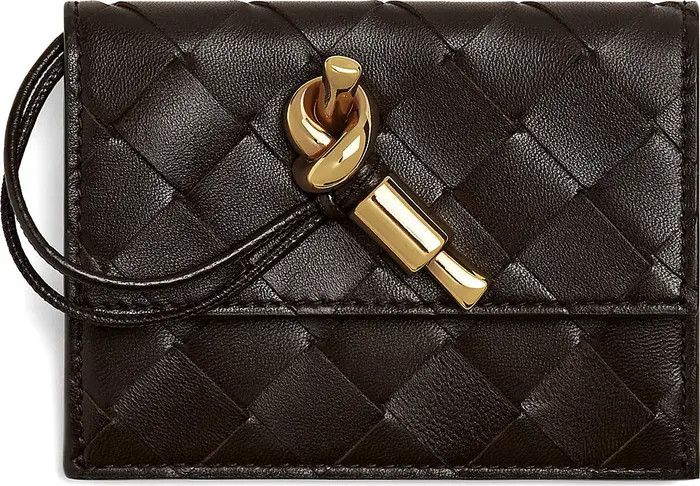 Bottega Veneta Andiamo Intrecciato Leather Slim Card Case | Nordstrom | Nordstrom
