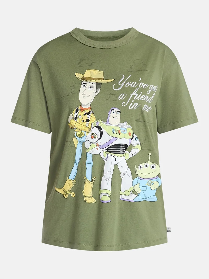 Toy Story Women's Gang Graphic Tee with Short Sleeves, Sizes XXS-XXL | Walmart (US)